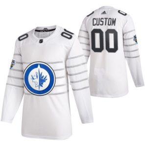 Winnipeg Jets Trikot Benutzerdefinierte Weiß 2020 NHL All Star